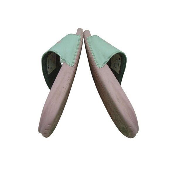 Womens Champion Pink Super Split Script Slide Sandals Size US 9 Flats - Picture 6 of 9